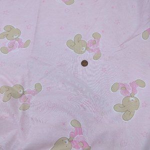 Crafts Sewing Fabric Easter Bunnies Pink 2 yds